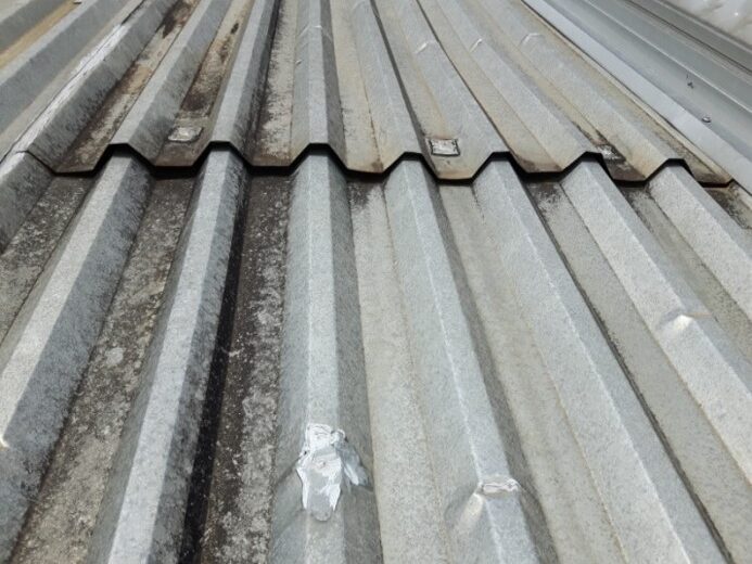 telhado industrial - sobreposição de telha