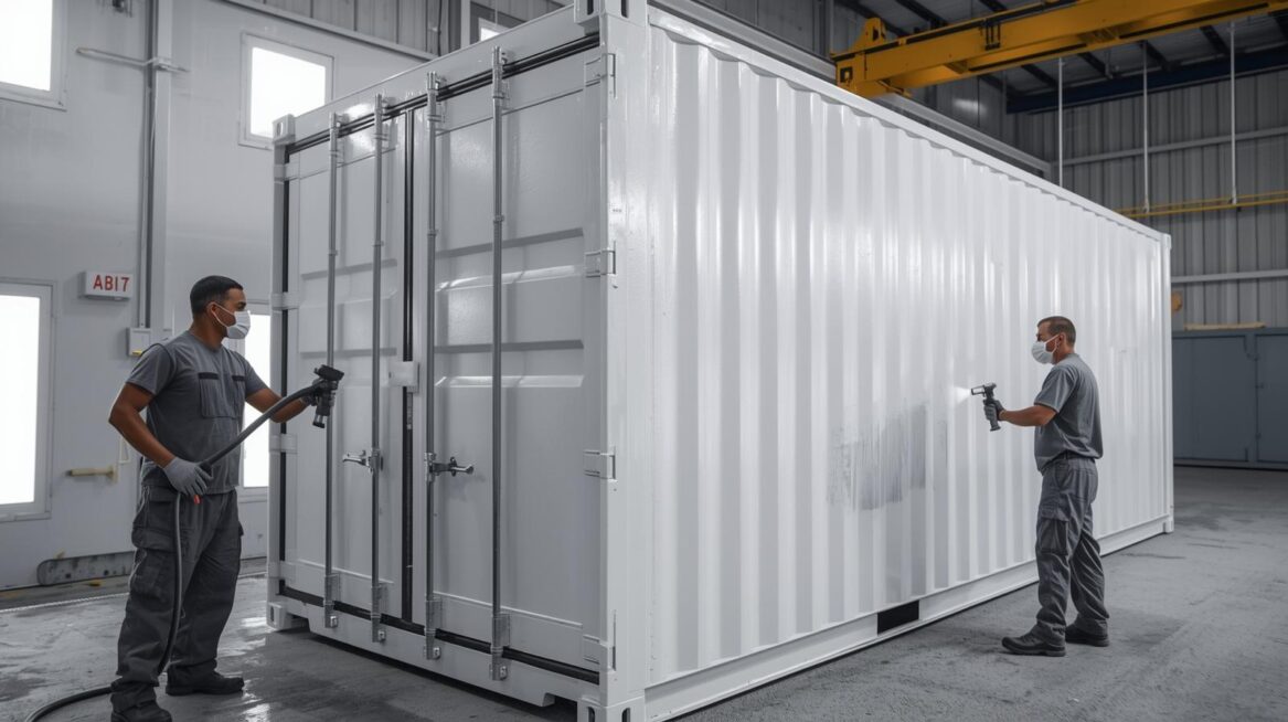 Container pintando Max Plus Company